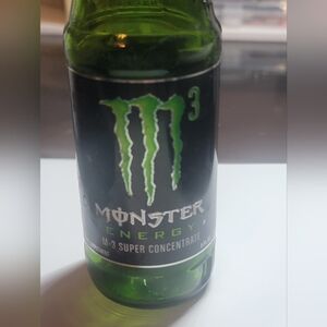 Monster Energy M3 Drink Bottle Empty 5oz.